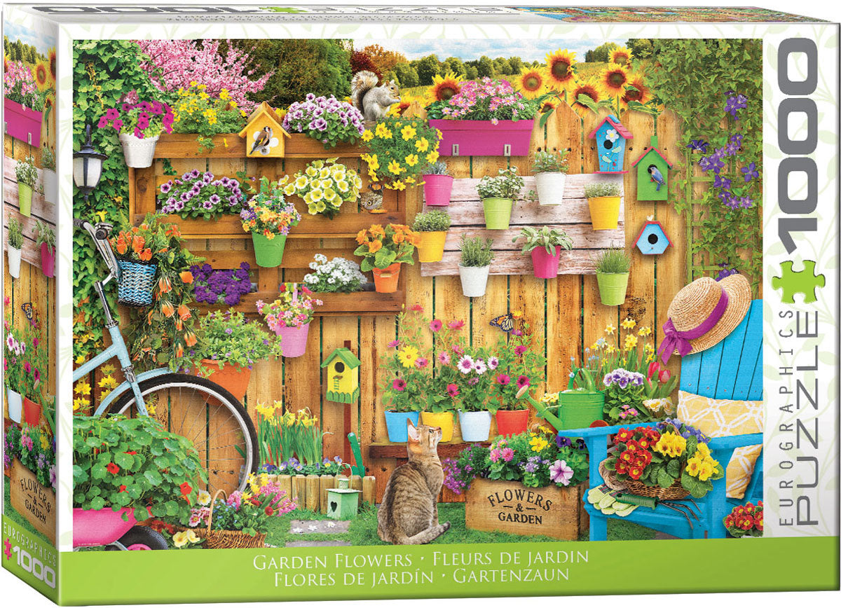 Garden Flowers 1000 Pc Puzzle - Eurographics 6000-5774