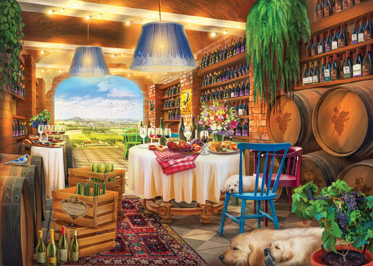 EUROGRAPHICS WINERY 1000 PIECE JIGSAW PUZZLE - ARTBEAT STUDIO 6000-5846