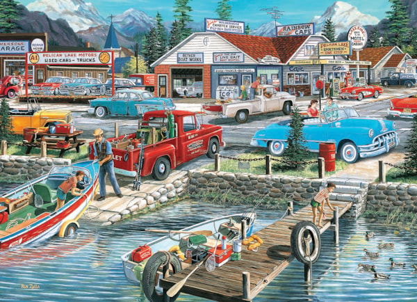 Eurographics Let's Go Fishing 1000 Piece Jigsaw Puzzle - Zylla. Ken 6000-5868