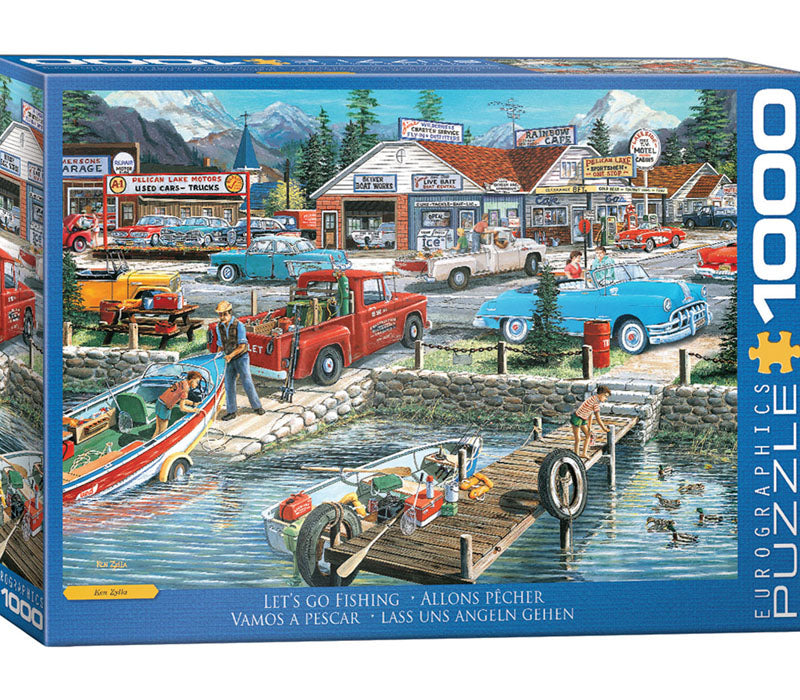 Eurographics Let's Go Fishing 1000 Piece Jigsaw Puzzle - Zylla. Ken 6000-5868_ceb1b44e-e2e5-45bc-a4b6-dd2cdf3839ed
