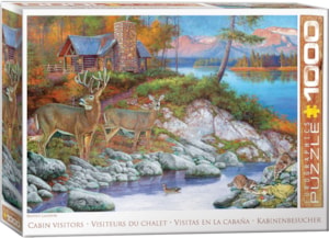 Eurographics Cabin Visitors 1000 Piece Jigsaw Puzzle - Lambson. Hayden 6000-5875