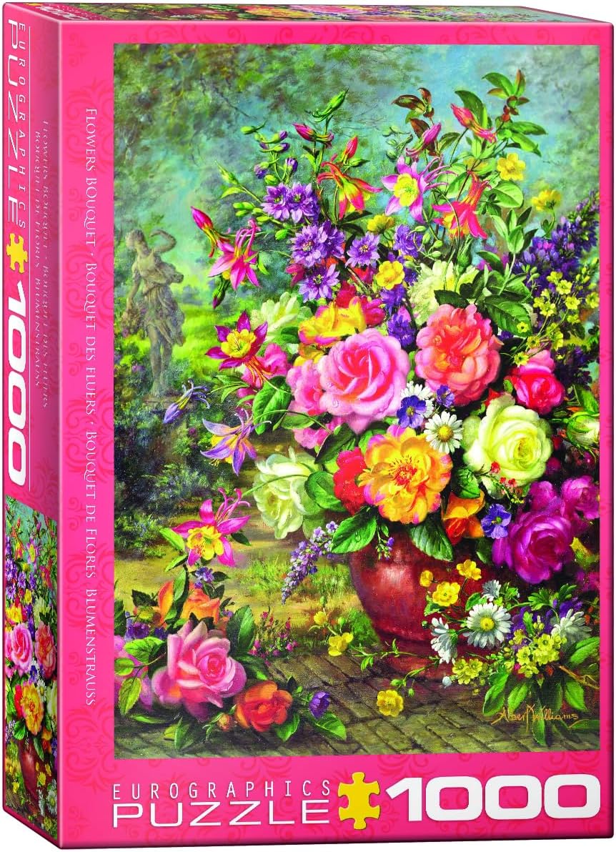 Eurographics Flowers Boquet 1000 Piece Jigsaw Puzzle - Williams. Albert 6000-5883