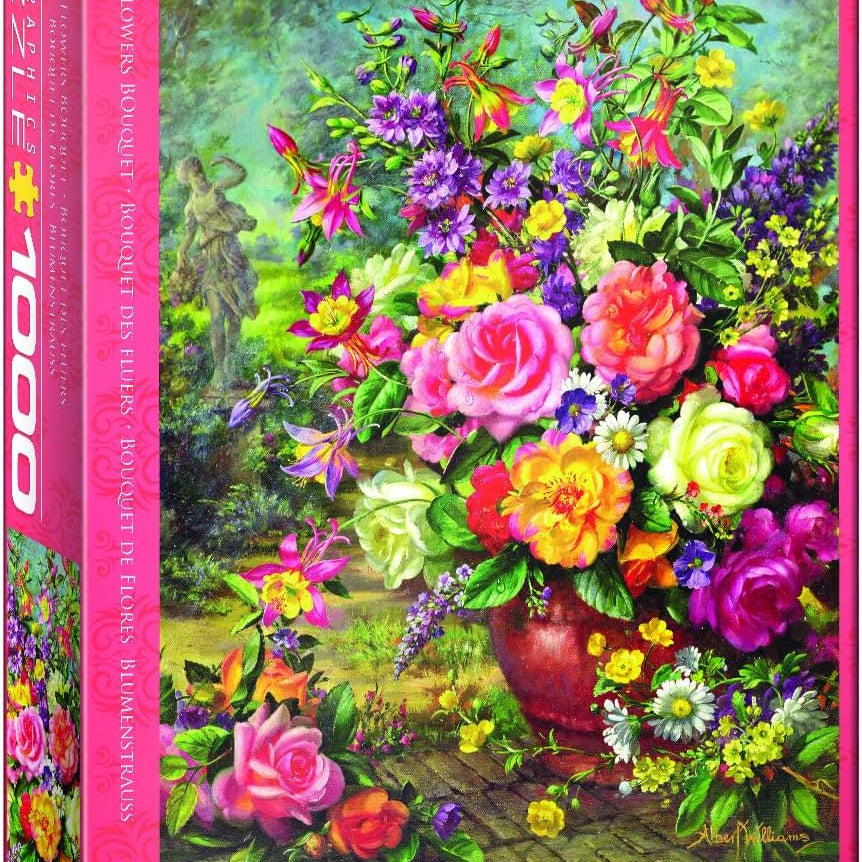 Eurographics Flowers Boquet 1000 Piece Jigsaw Puzzle - Williams. Albert 6000-5883