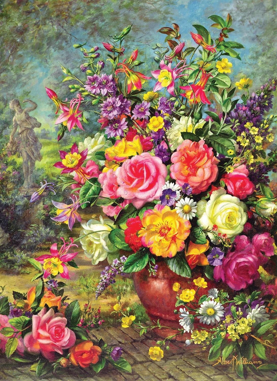 Eurographics Flowers Boquet 1000 Piece Jigsaw Puzzle - Williams. Albert 6000-5883_1