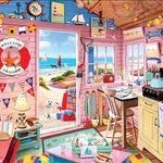 Eurographics Ocean Cottage 1000 Piece Jigsaw Puzzle - Powers. Ray 6000-5908_1