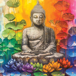 Colorful Buddah 1000 Piece Jigsaw Puzzle - Eurographics 6000-5925_54b23939-a934-4ebd-b07b-1bcedd6caaf8