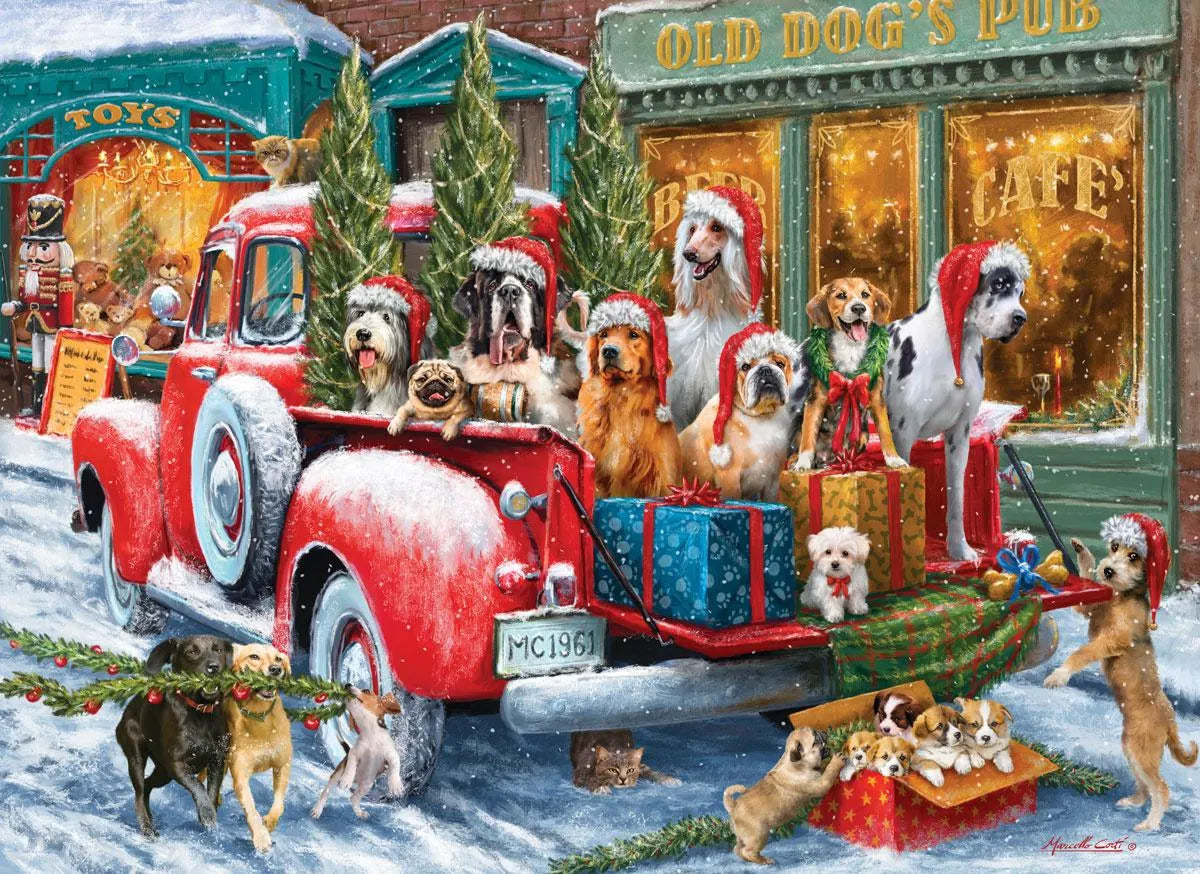 Eurographics Puppy Presents 1000 Piece Jigsaw Puzzle - Corti. Marcello 6000-5993_1