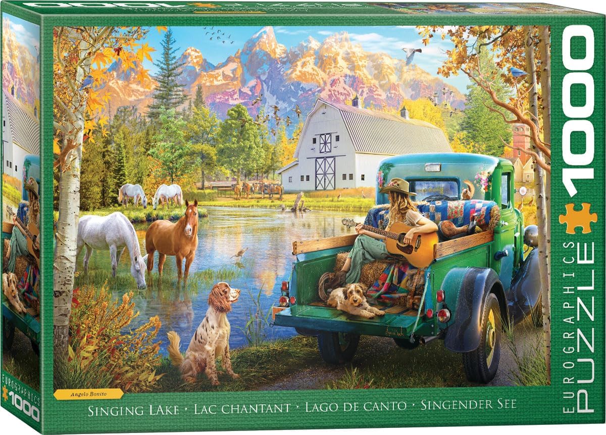 Eurographics Signing Lake 1000 Piece Jigsaw Puzzle - Bonito. Angelo 6000-6012