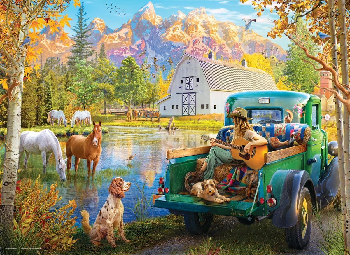 Eurographics Signing Lake 1000 Piece Jigsaw Puzzle - Bonito. Angelo 6000-6012_1