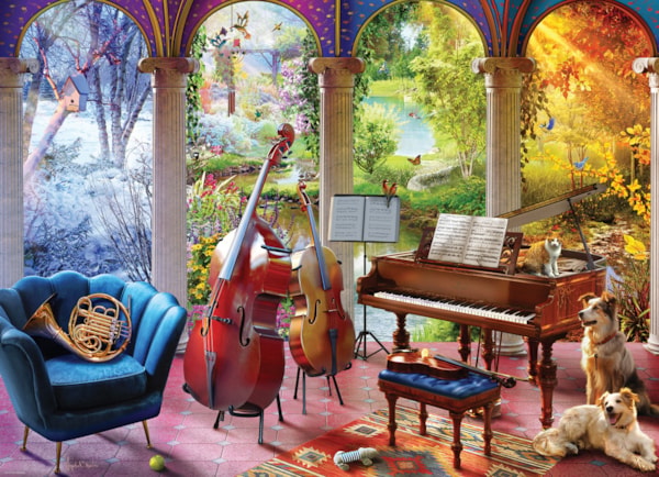 Eurographics Four Seasons 1000 Piece Jigsaw Puzzle - Bonito. Angelo 6000-6013
