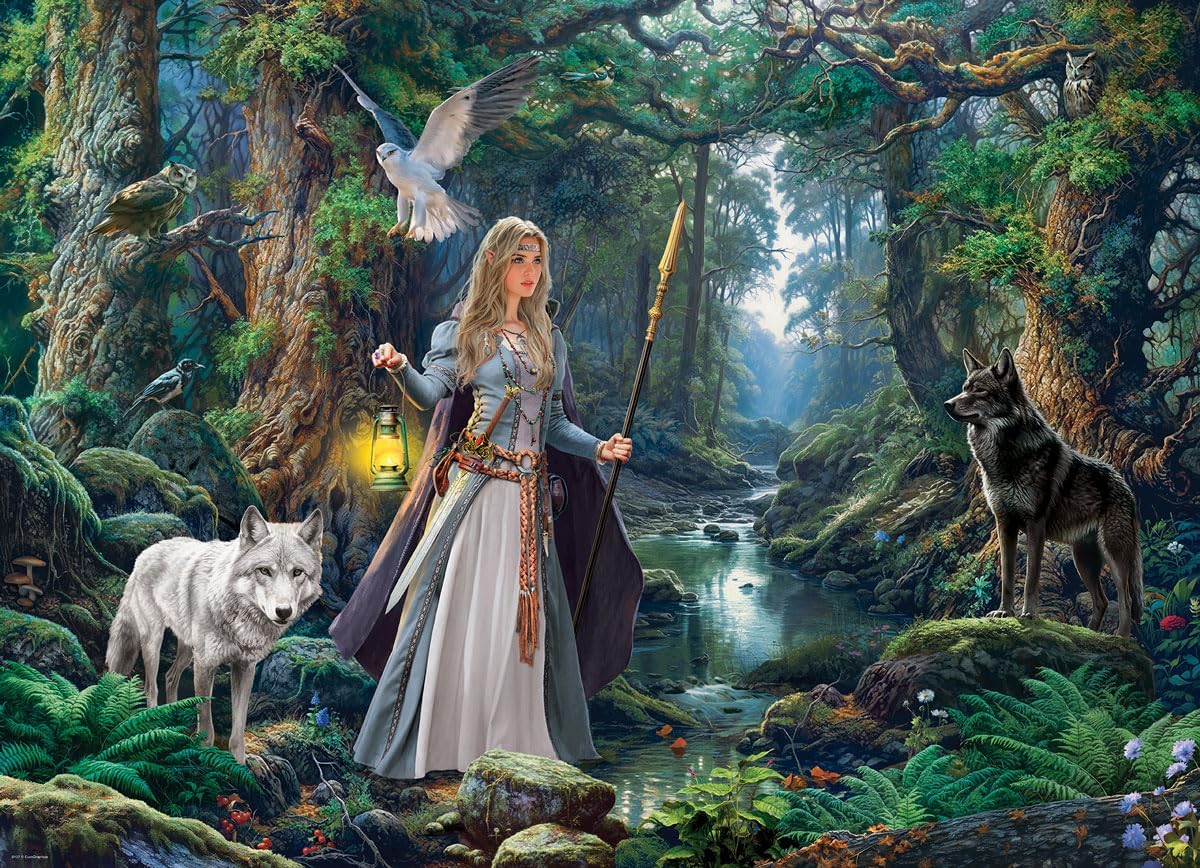 Eurographics Fantasy Forest 1000 Piece Jigsaw Puzzle - Image World 20 6000-6137_1