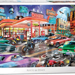 Eurographics Route 66 Diner 1000 Piece Jigsaw Puzzle - Moreno. P.D. 20 6000-6139