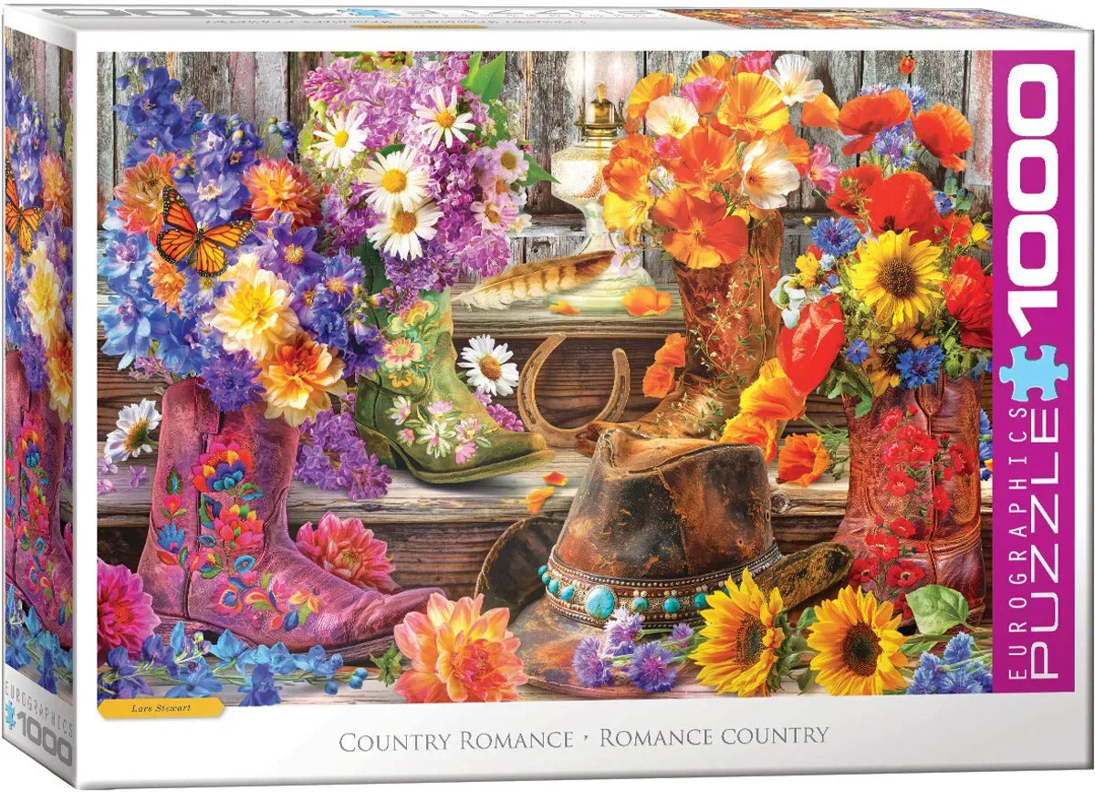 Eurographics Country Romance 1000 Piece Jigsaw Puzzle - Stewart. Lars 20 6000-6152