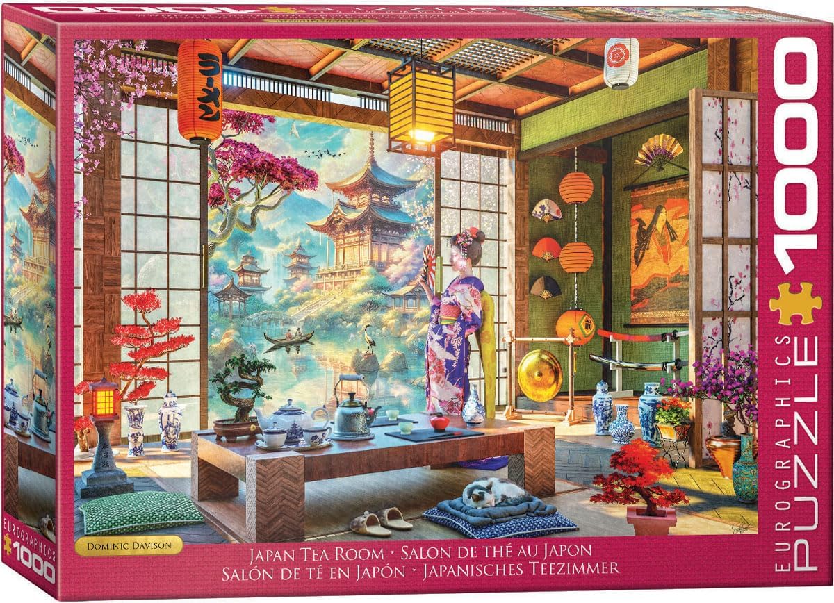 Eurographics Japan Tea Room 1000 Piece Jigsaw Puzzle - Davison. Dominic 20 6000-6155