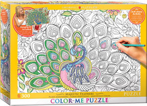 Majestic Feathers Color-Me 300 Piece Puzzle 6033-0884_483fe09a-34a2-484b-a821-3b3aea8a9643