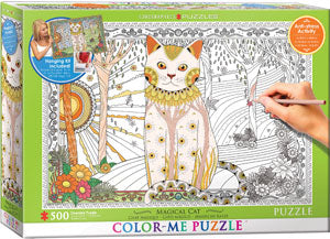 Magical Cat Color-Me 500 Piece Puzzle 6055-0888_8e832a04-eeff-46f3-8171-19561128fa4f