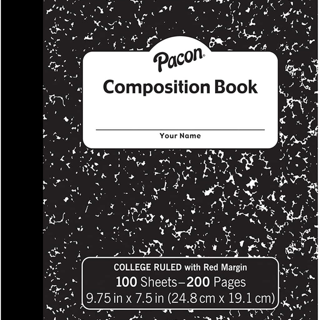 Pacon College-Ruled Composition Book 40 609-214