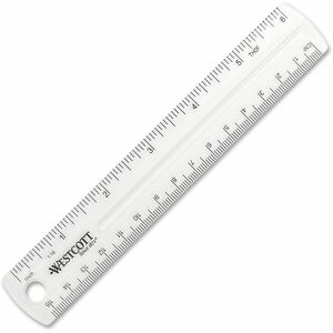 6" Clear Ruler 615-812