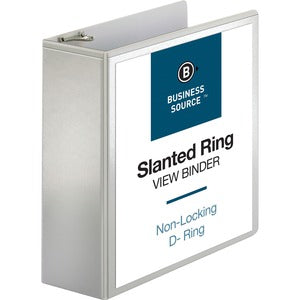 4" D Ring Clear View White 618-805