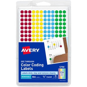 Labels Asst. Circles 622-214