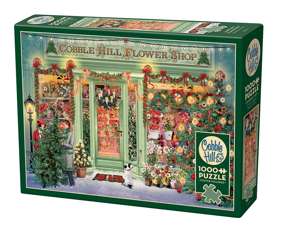 Xmas Flower Shop 1000 Pc Puzzl 625012400114