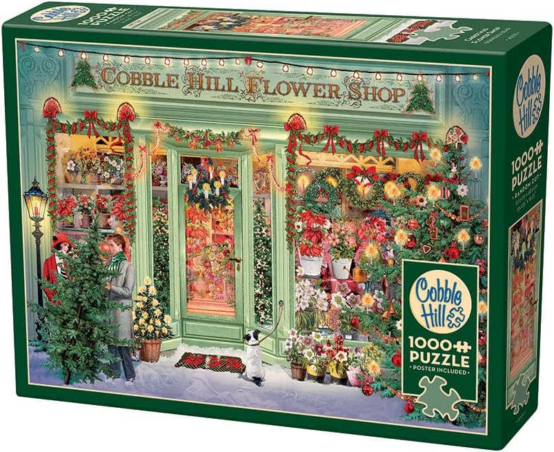 Xmas Flower Shop 1000 Pc Puzzl 625012400114_3