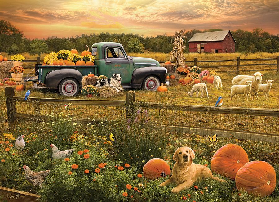 Harvest Time 1000 Piece Jigsaw Puzzle 625012400251