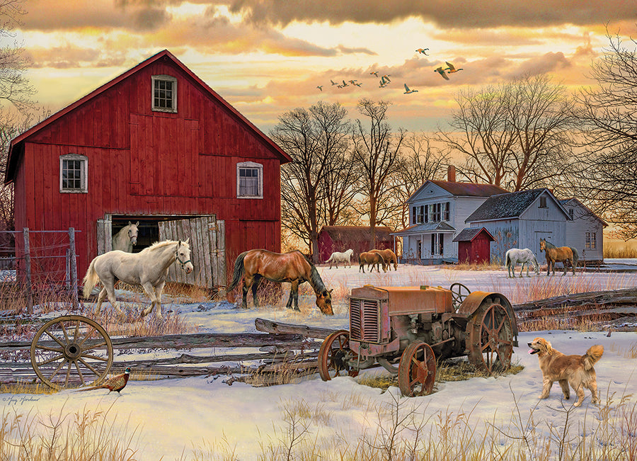 Winter On The Farm 1000 Pc 625012400275