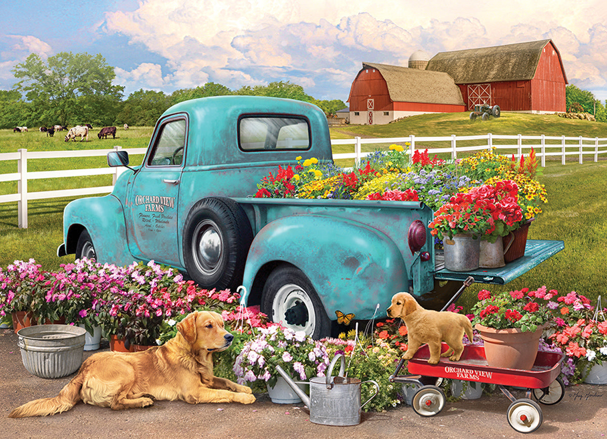 Flower Truck 1000 Pc Puzzle 625012401579