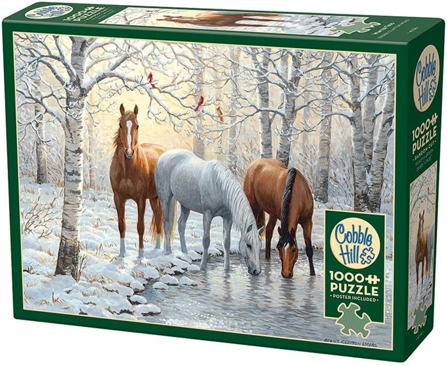 Winter Trio 1000 Piece Puzzle - Weirs. Persis Clayton 625012401586
