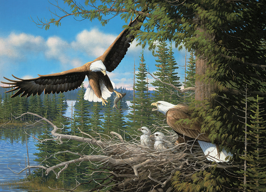 Nesting Eagles 1000 Pc 625012401739