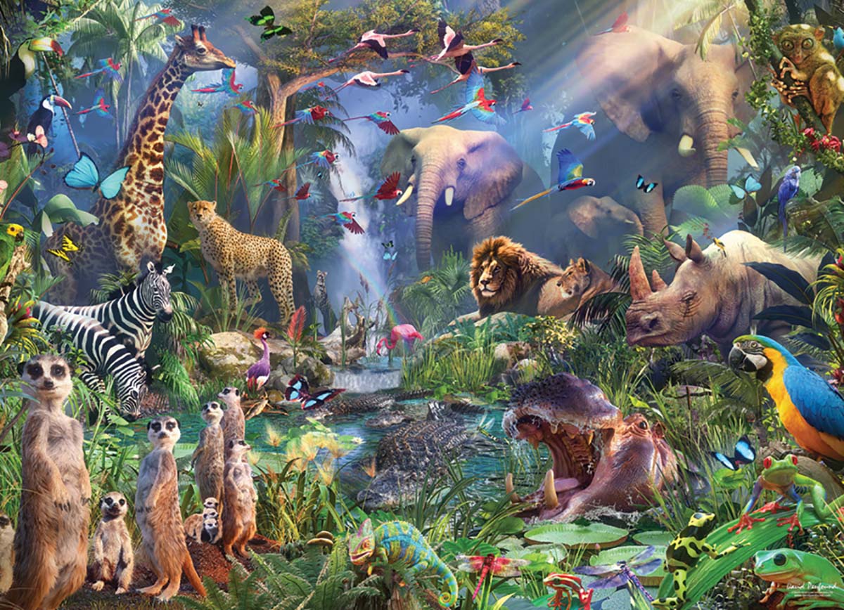 Into The Jungle 1000 Pc Puzzle 625012401876