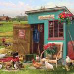 Happy Hen House 1000 Pc Puzzle 625012401890
