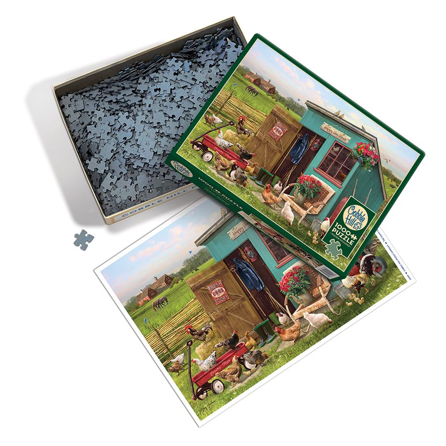 Happy Hen House 1000 Pc Puzzle 625012401890_2