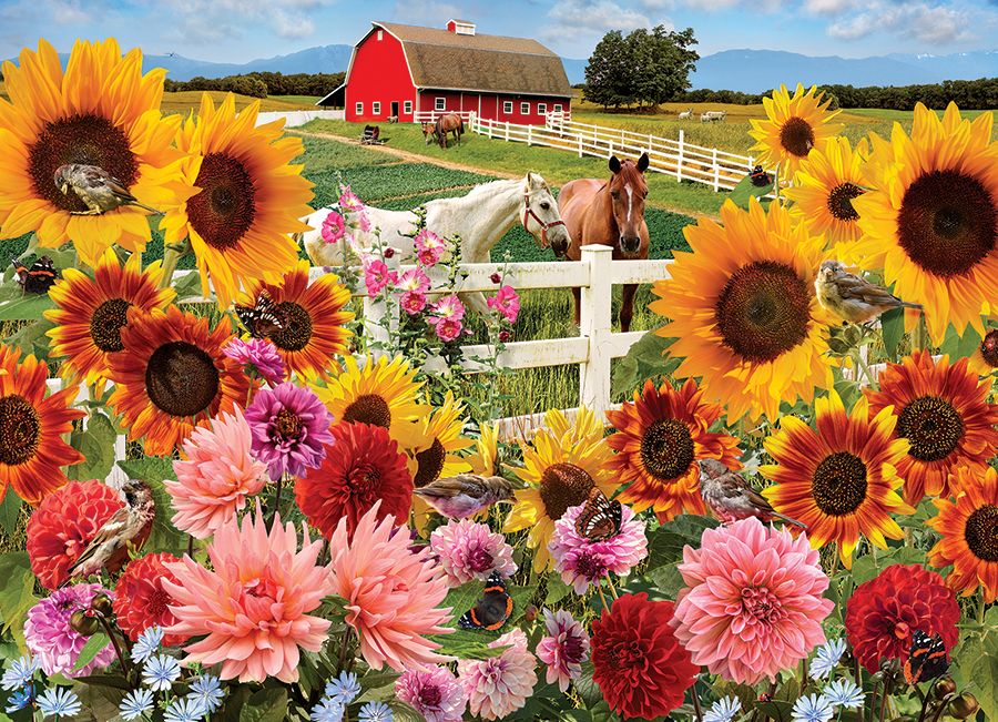 Sunflower Farm 1000 Pc Puzzle 625012402088