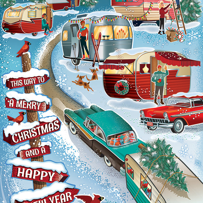 Christmas Campers 1000 Pc 625012402194