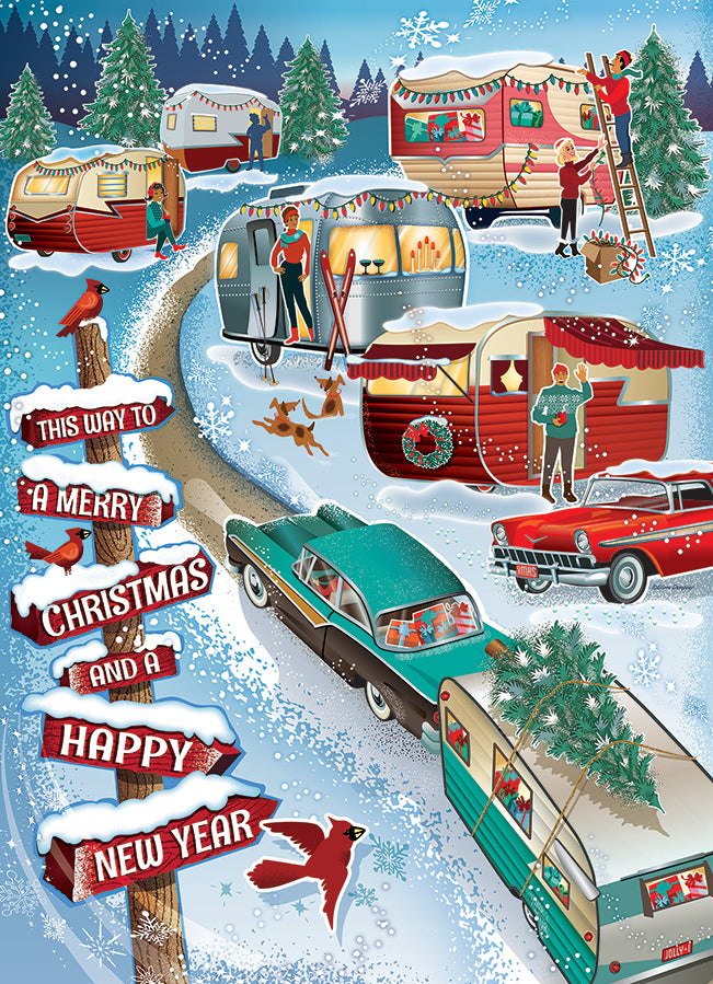 Christmas Campers 1000 Pc 625012402194