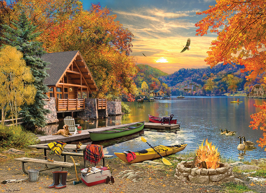 Lakeside Retreat 1000 Pc Puzzl 625012402279