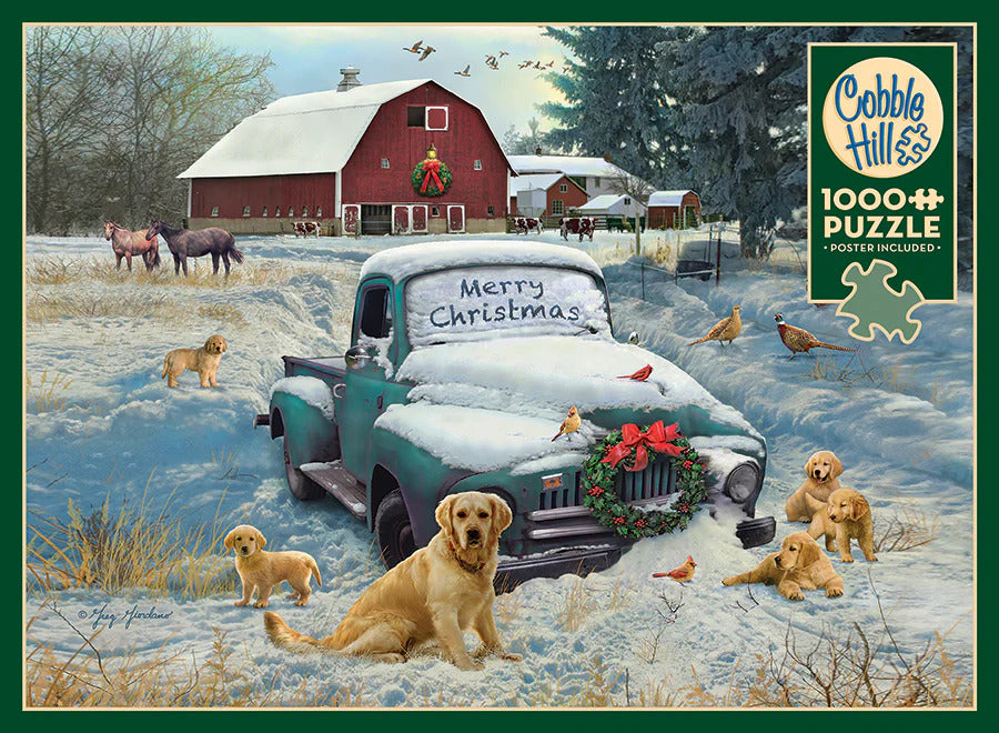 Merry Christmas 1000 Piece Puzzle - Greg & Co. Llc 625012402378_ad6a393f-d1ba-4aac-aae1-440408a055ee