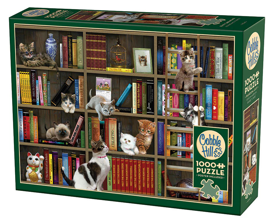 Kitty Librarians 1000 Pc Puzzl 625012402491
