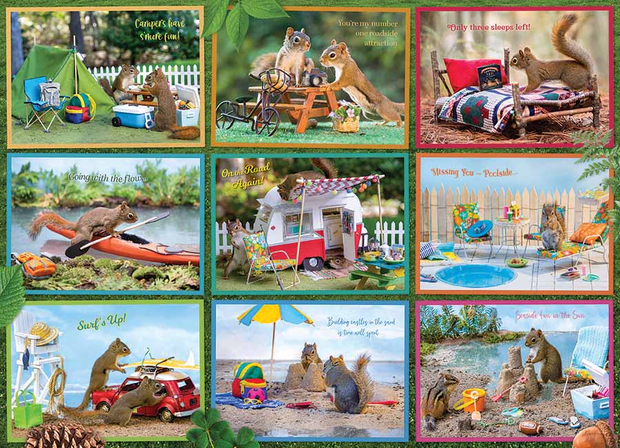 Squirrels On Vacay 1000 Piece 625012402569