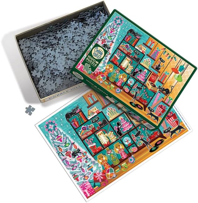 Christmas Cats 1000 Pc Puzzle 625012402729_2