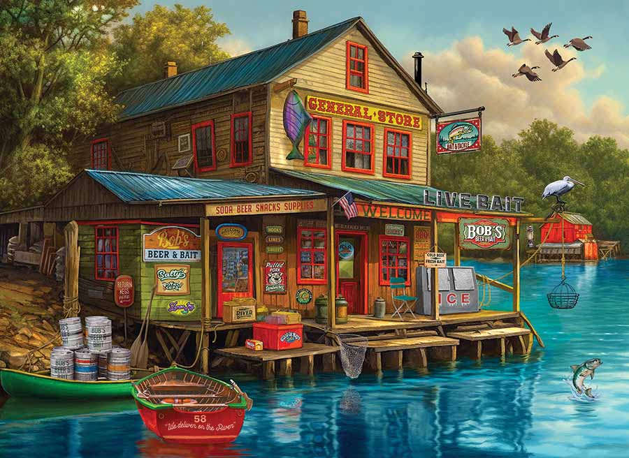 Bob's Beer & Bait 1000 Pc 625012402811