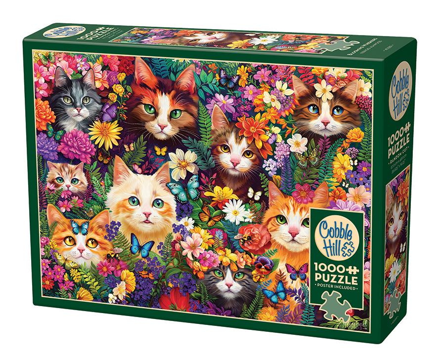 Blooming Whiskers 1000 Pc Puzz 625012402897
