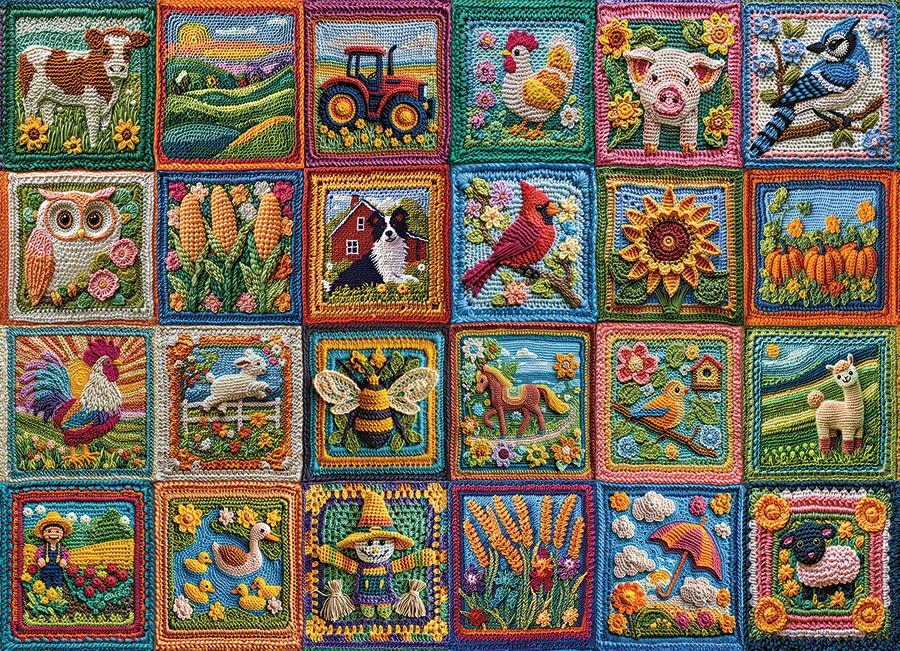 Country Life Crochet 1000 Pc 625012403207