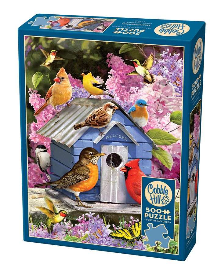 Spring Birdhouse 500 Pc Puzzle 625012450423_1