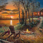 Fireside 500 Piece Puzzle 625012450669