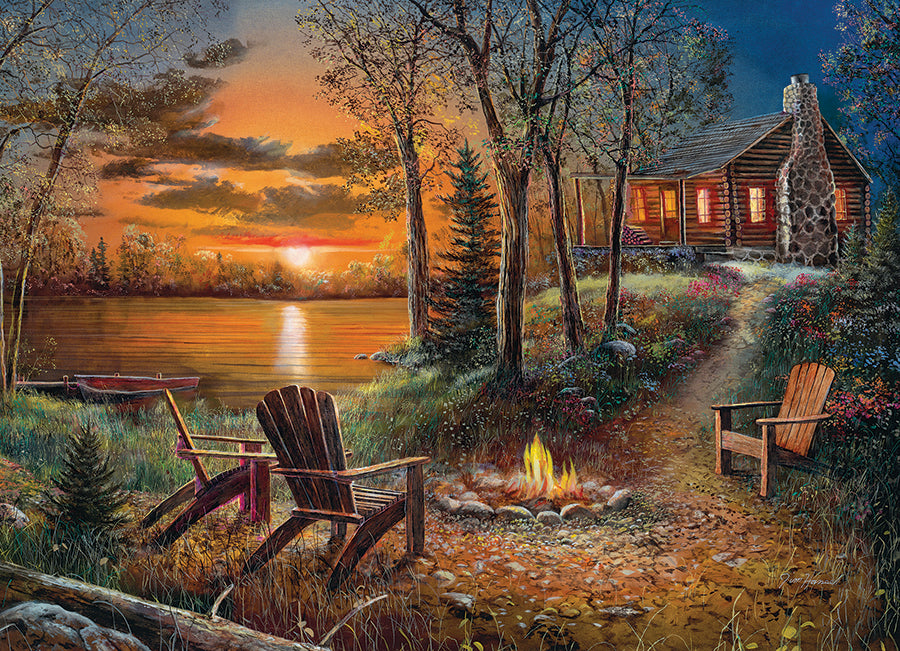 Fireside 500 Piece Puzzle 625012450669