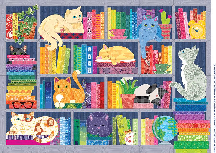 Rainbow Cats 500 Piece Puzzle 625012450904