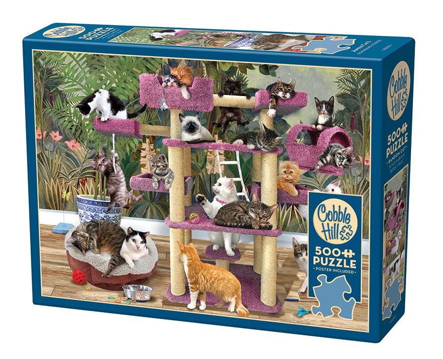 Jungle Cats 500 Piece Puzzle 625012450959_1